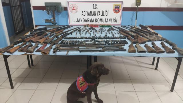 Adıyamanda izinsiz silah imalathanesine operasyon