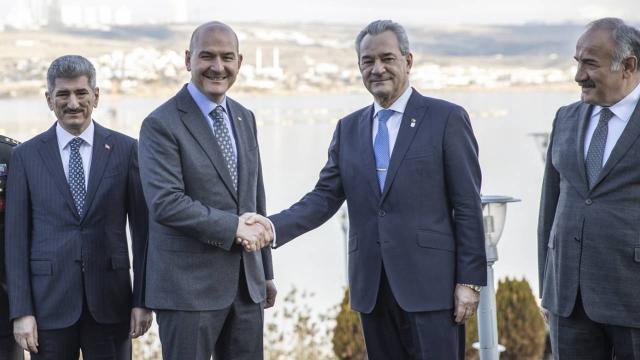 Bakan Soylu, Romanya Cumhurbaşkanı Milli Güvenlik Danışmanını kabul etti