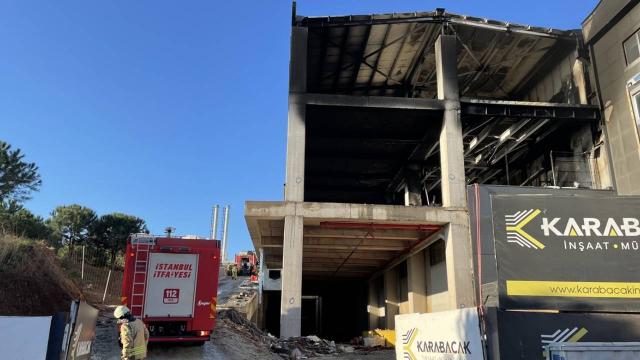 Tuzladaki fabrika yangını büyük hasara neden oldu