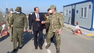 Bakü Büyükelçisi Bağcı'dan Türk Rus Ortak İzleme Merkezi’ne ziyaret