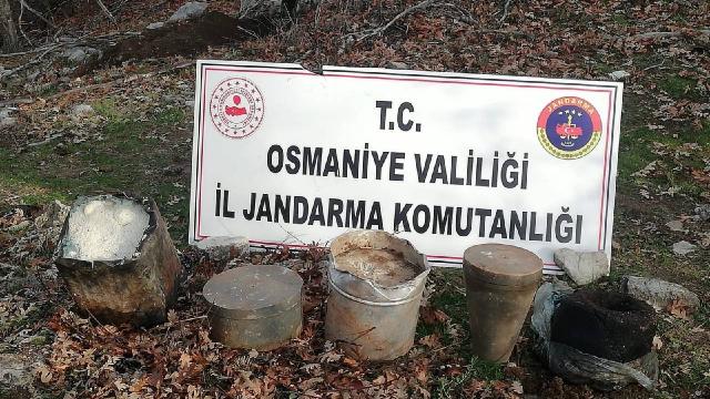 Amanoslarda terör operasyonu: 180 kilogram patlayıcı ele geçirildi