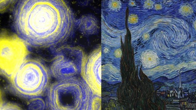 Mutant bakteriler yanlışlıkla Van Goghun tablosunu yaptı