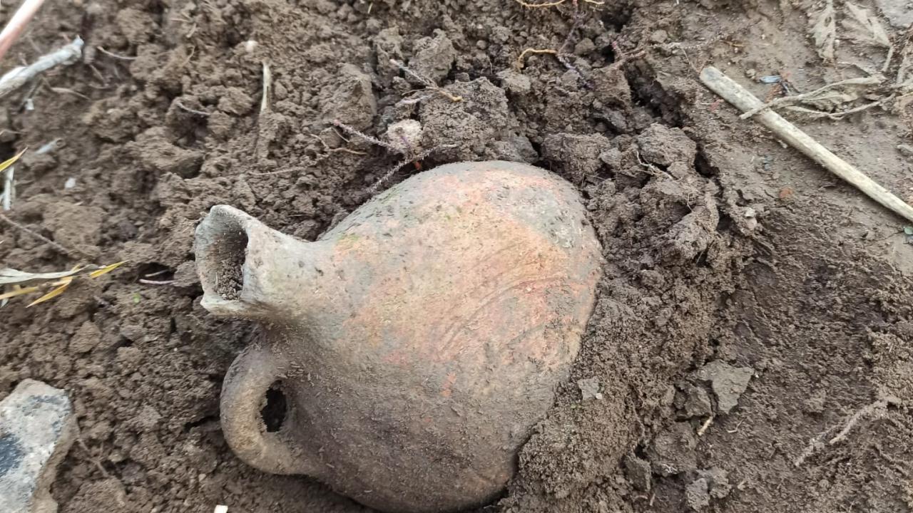Baraj suyu çekildi, 4 bin yıllık höyük ortaya çıktı