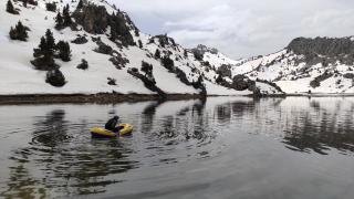 Dağların zirvesindeki "Karagöl"