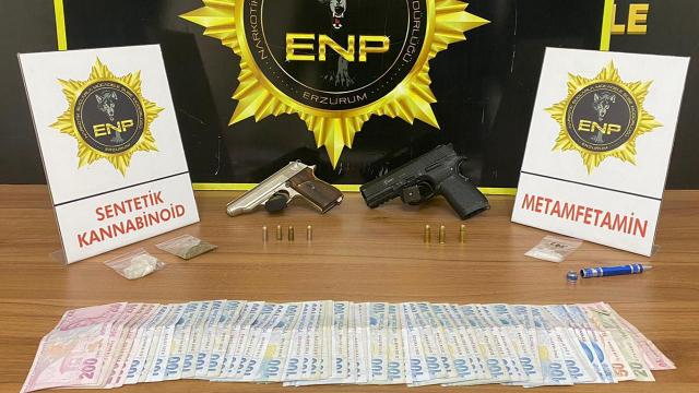 Erzurum merkezli uyuşturucu operasyonu: 8 gözaltı