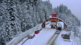 Ilgaz Dağı'nda kar kalınlığı 30 santimetreye yaklaştı