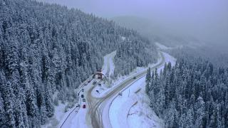 Ilgaz Dağı'nda kar kalınlığı 30 santimetreye yaklaştı