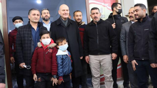 Bakan Soyludan Suriyenin kuzeyine ziyaret