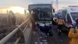 Ankara'da otobüs kazası
