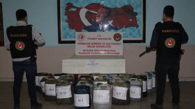 Gürbulak Sınır Kapısında 462,5 kilo uyuşturucu ele geçirildi