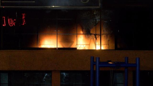 İstanbulda kafe yangını