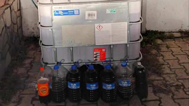 Eşmede 825 litre kaçak içki ele geçirildi