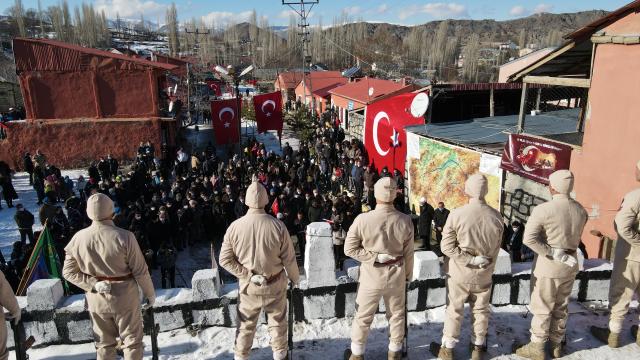 Sarıkamış şehitleri, buluşma noktaları Bardızda törenle anıldı