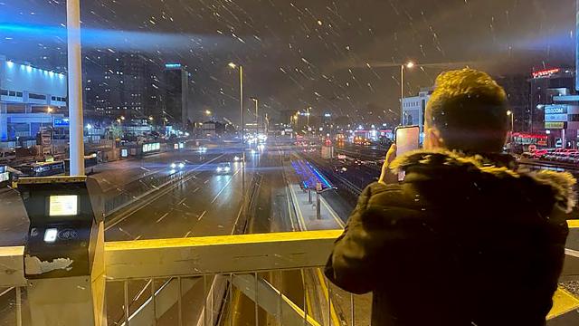 İstanbulda kar yağışı