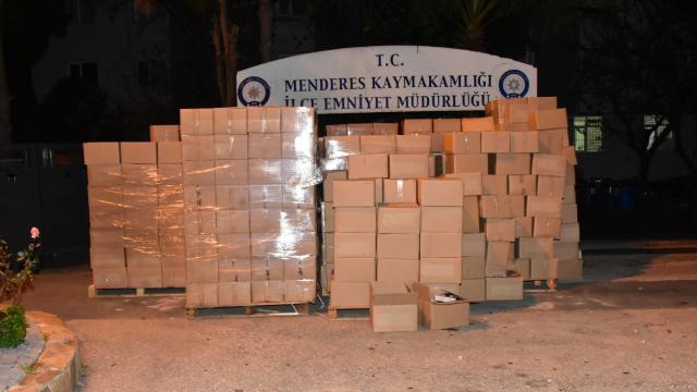 4 milyon lira değerinde 10 ton kaçak tütün ele geçirildi