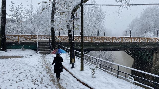 Nevşehirde taşımalı eğitime ara verildi
