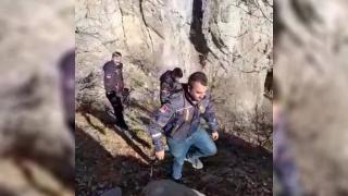 AFAD'dan 9 saatlik 'keçi kurtarma' operasyonu