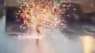 Üzerine yıldırım düştü, yaralı kurtuldu