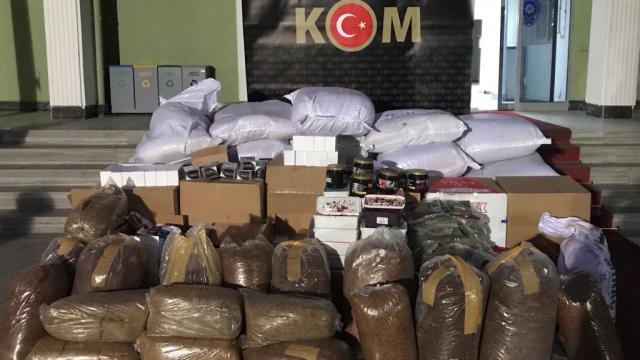 Uşakta 820 kilo kaçak tütün ele geçirildi