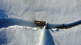 Muş'ta kar kalınlığı 4 metreye ulaştı