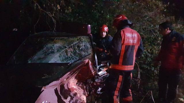 Sakaryada hafif ticari araç ile otomobil çarpıştı: 7 yaralı