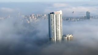 Ankara'yı sis kapladı