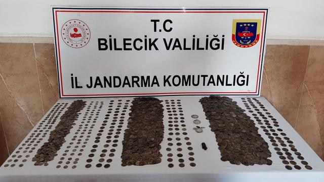 Bilecikte 2 bin 754 sikke ele geçirildi