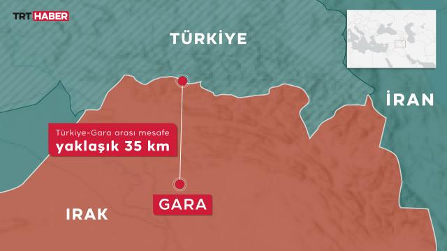 Irakın kuzeyinde 9 terörist etkisiz hale getirildi