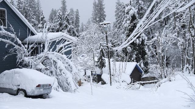 ABDnin Sierra Nevada bölgesinde "en karlı aralık ayı" yaşanıyor