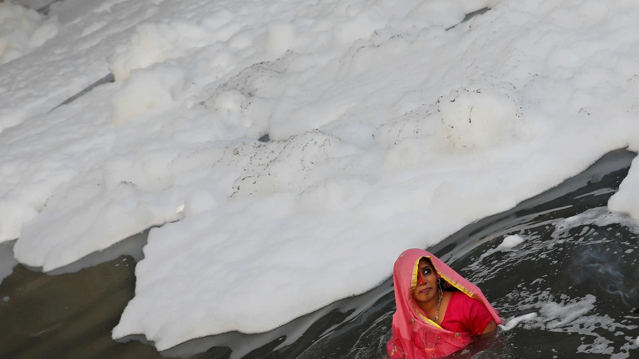 YAMUHA NEHRİ`NDE ZEHİRLİ KÖPÜK