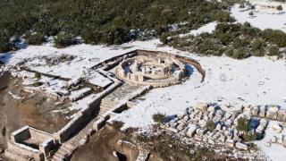 Gladyatörler Şehri "Kibyra Antik Kenti"nde yeni yapılar gün yüzüne çıkarıldı