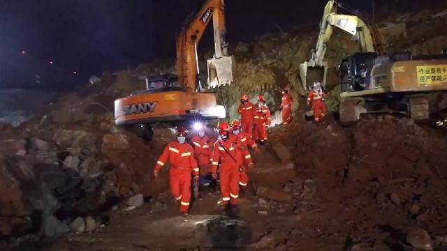 Çinde inşaat alanında toprak kayması: 14 kişi öldü