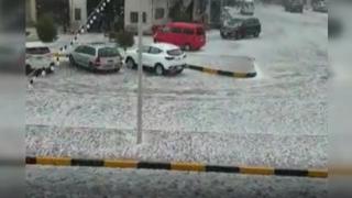 Mısır'da dolu yağışı etkili oldu