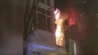 İstanbul'da otel yangını: Mahsur kalan 10 kişi kurtarıldı