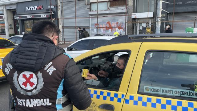 İstanbulda taksiler denetlendi