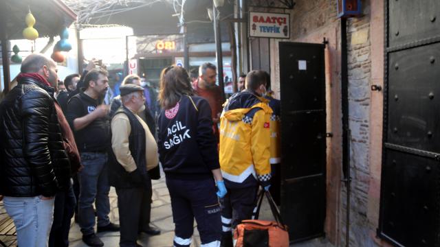Muğlada iş yerinde fenalaşan esnaf, polis tarafından kurtarıldı