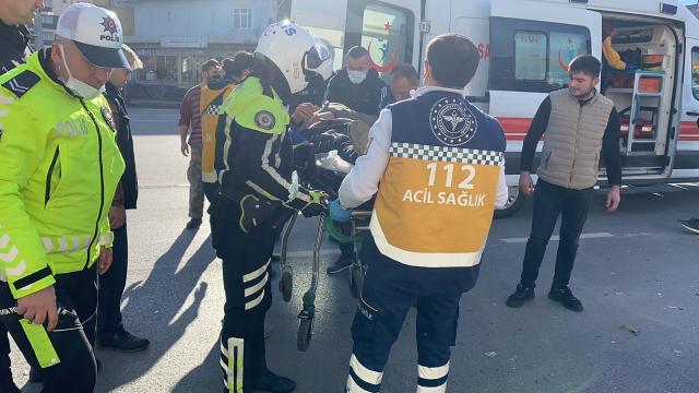 Samsunda trafik kazası: 2 yaralı