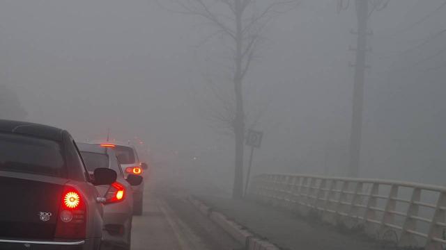 Karabükte yoğun sis etkili oluyor