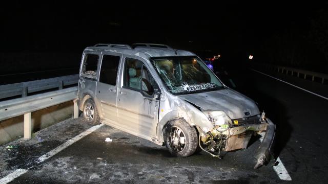 Uşakta trafik kazası: 1 yaralı