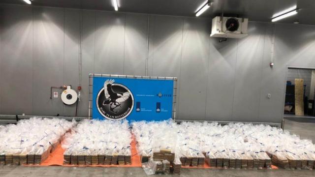 Hollandada 4 ton 180 kilogram kokain ele geçirildi