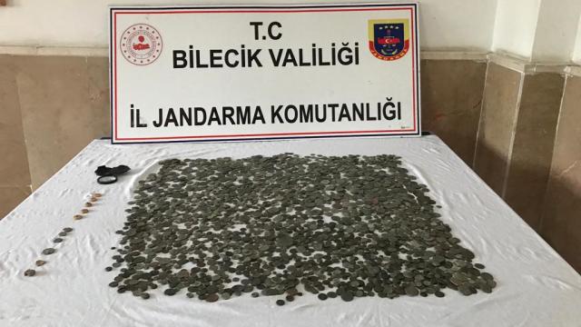 Bilecikte 2 bin 705 sikke ele geçirildi