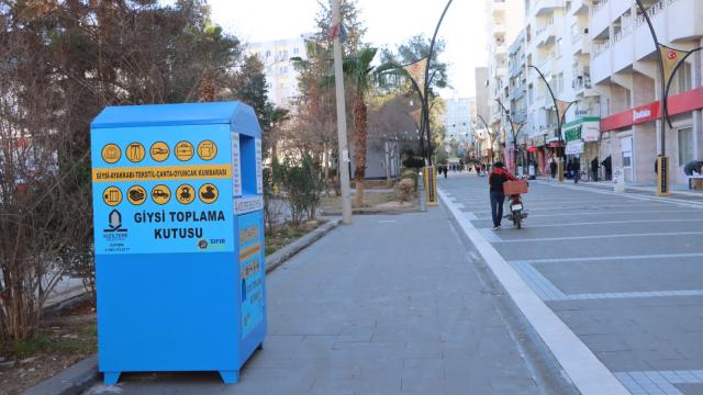 Kızıltepede tekstil kumbaraları kuruldu