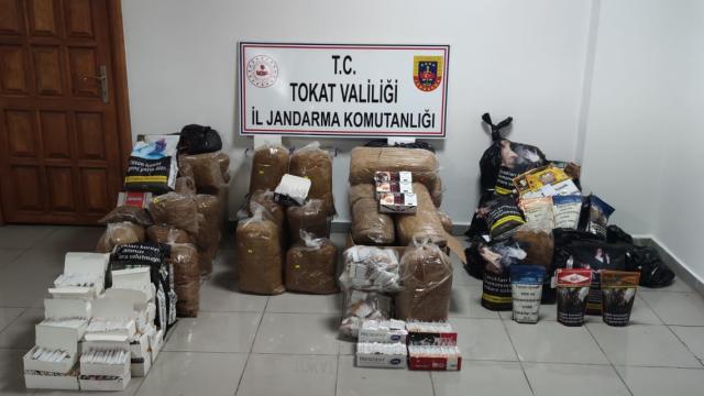 Tokatta 33 bin makaron ele geçirildi