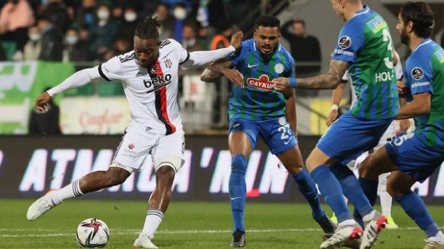 Beşiktaş Rizeyi geçemedi