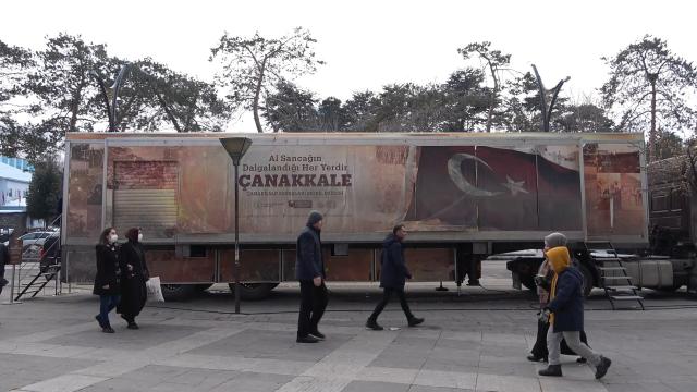 Çanakkale Mobil Müze Tırı Tatvanda