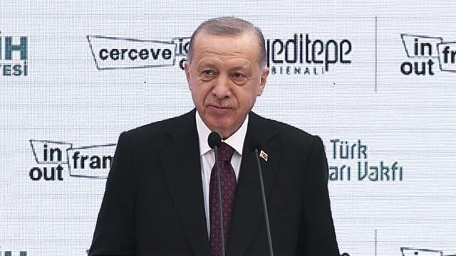Cumhurbaşkanı Erdoğan: Kültür sanat birikimimize sahip çıkıp daha ileriye taşıyacağız