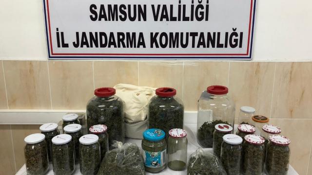 Samsunda 21 kilo 650 gram esrar ele geçirildi