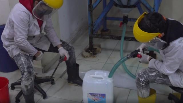 Ürettikleri temizlik ürününden kazanç elde ediyorlar