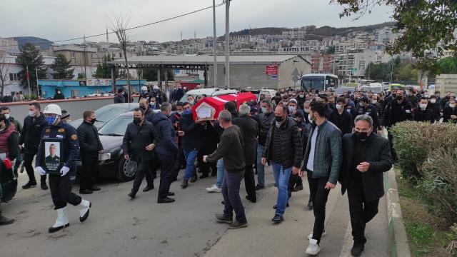 İtfaiye eri Sinan Amil son yolculuğuna uğurlandı