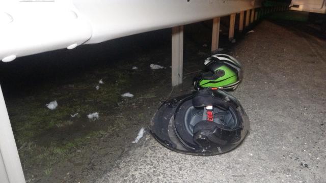 Tekirdağda motosiklet bariyerlere çarptı: 1 ölü, 1 ağır yaralı